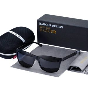BARCUR Aluminum Sunglasses Polarized UV400 Mirror TAC Lens