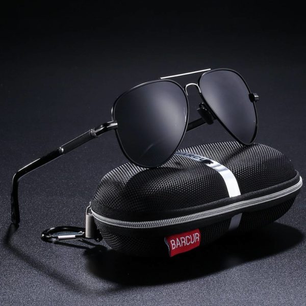 BARCUR Polarized Sunglasses Pilot for Men Driving Fishing Hiking