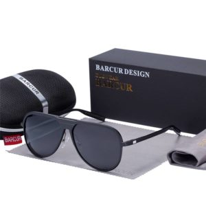BARCUR Unisex Aluminum Magnesium Male Sunglasses HD Polarized BC8685 Sunglasses for Men