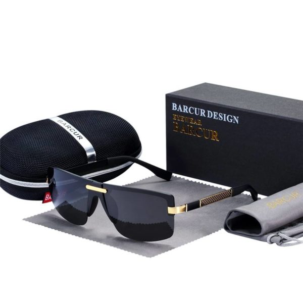 BARCUR HD Polarized Sunglasses For Men Driving Durable Eyewear