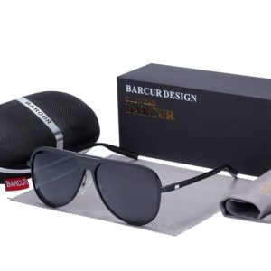 BARCUR Aluminum Magnesium Male Sunglasses BC8589 Sunglasses for Men Aluminium Sunglasses Round Series Sunglasses Sunglasses for Women