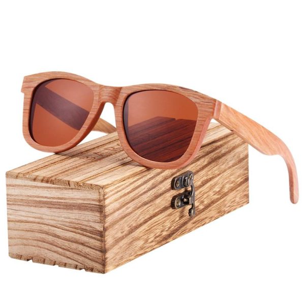 BARCUR Natural Wooden Sunglasses Men’s Polarized Sunglasses