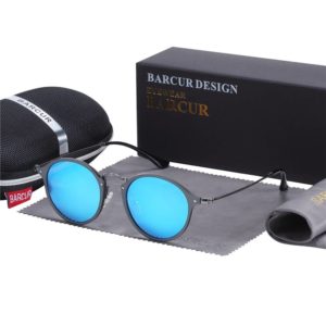 BARCUR Aluminum Vintage Sunglasses BC8575 Sunglasses for Men Aluminium Sunglasses Round Series Sunglasses Sunglasses for Women