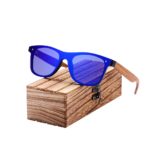 BARCUR Men’s Wood Glasses Black Walnut Sunglasses Unisex BC4205
