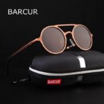 BARCUR Retro Aluminum Magnesium Sunglasses Polarized