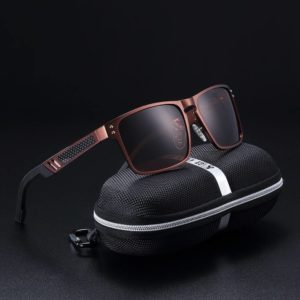 BARCUR New Design Male Driving Eyewear with case set BC8580 Sunglasses for Men Aluminium Sunglasses Sunglasses for Women