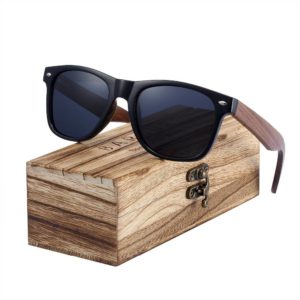 BARCUR Black Walnut Sunglasses Wood Polarized Sunglasses BC8700