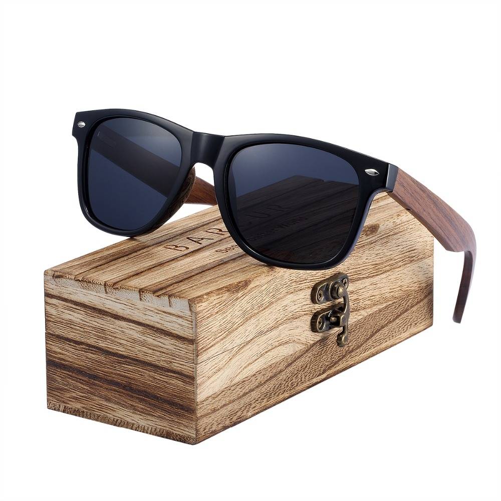 Monarch Diversiteit Kalmte Wood Polarized Sunglasses | Black Walnut Sunglasses | BARCUR