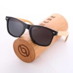 BARCUR Bamboo Polarized Sunglasses Fashion Wood Frame Sunglasses
