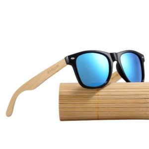 BARCUR Fashion Bamboo Polarized Sunglasses Wooden Sunglasses Unisex BC4176 Sunglasses for Men Sunglasses for Women Wooden Sunglasses