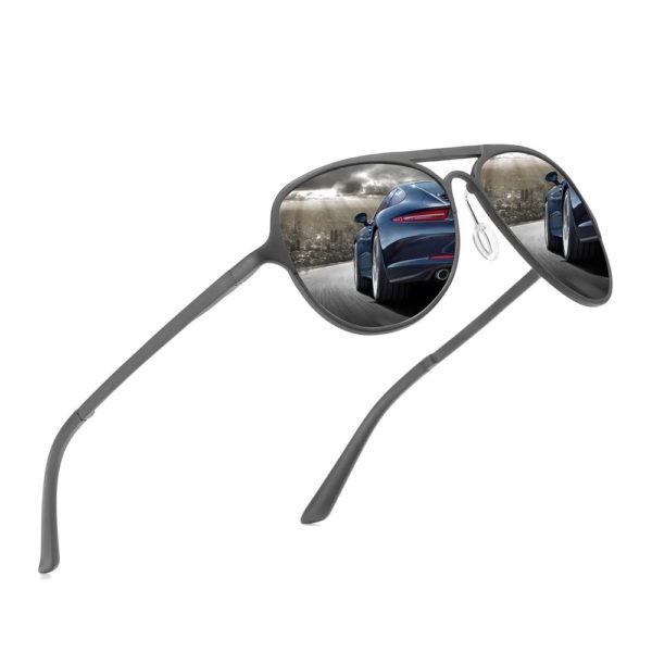 BARCUR Aluminium Ultralight Polarized Sunglasses For Pilots