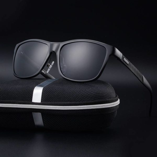 BARCUR Aluminum Metal Frame Sunglasses Polarized Male