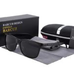 BARCUR Aluminum Metal Frame Sunglasses Polarized Male
