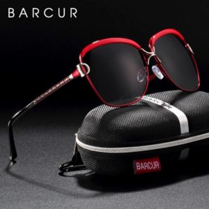 BARCUR Gradient Sun glasses Women Polarized Sunlgasses for Women trending products BC8712 Sunglasses for Women