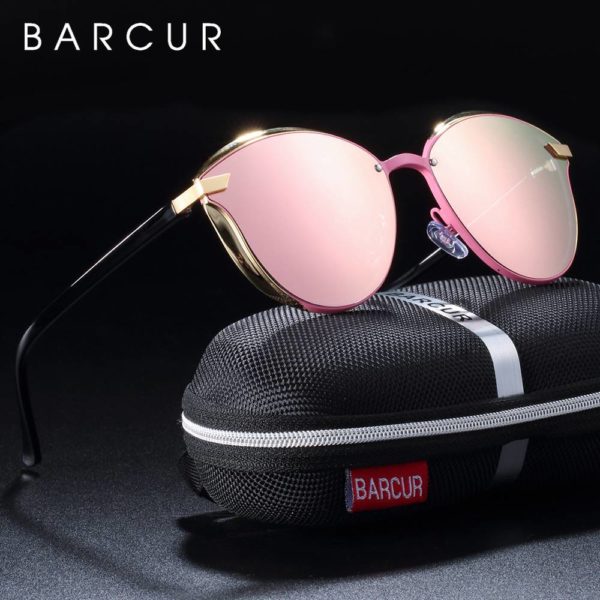 BARCUR Luxury Polarized Sunglasses Women Round BC8705 Round Series Sunglasses Sunglasses for Women