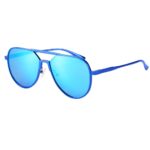 BARCUR Oversize Aluminium Sunglasses Men Polarized