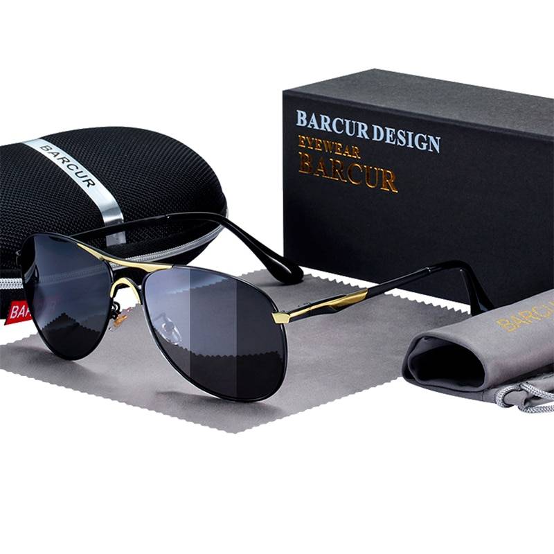 BARCUR Photochromic Sunglasses Men's High Quality Brand Designer