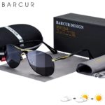 BARCUR Photochromic Sunglasses Men’s High Quality Brand Designer