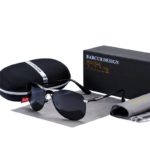 BARCUR Brand Design Sunglasses High Quality Men Polarized
