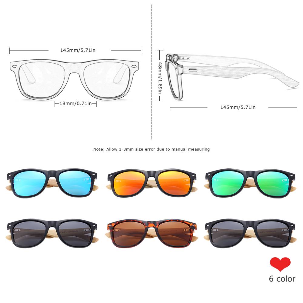 BARCUR Rectangle Polarized Sunglasses Driving Glasses Men Sun glasses  Colored Lenses for Eyes Vintage Glasses oculos shades