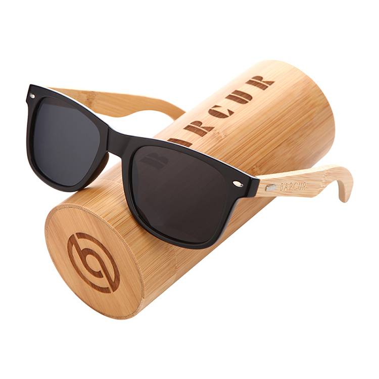 BARCUR Polarized Glasses Bamboo Wood Fashion Men Women