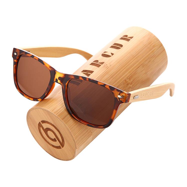 BARCUR Polarized Glasses Bamboo Wood Fashion Men Women